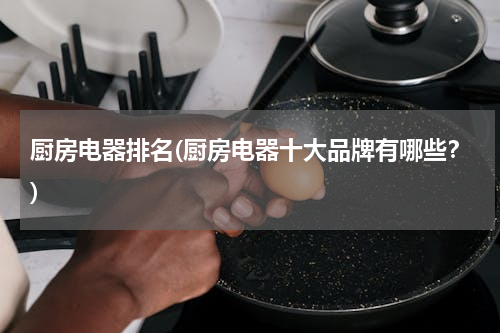 厨房电器排名(厨房电器十大品牌有哪些？)