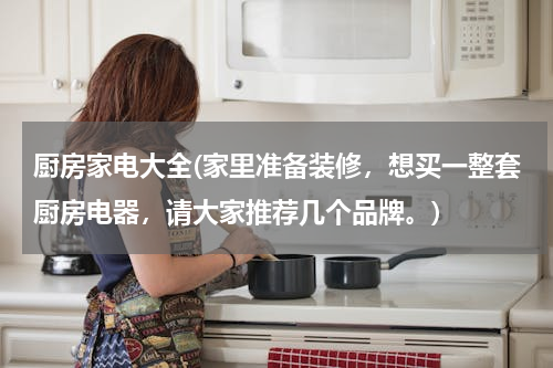 厨房家电大全(家里准备装修，想买一整套厨房电器，请大家推荐几个品牌。)