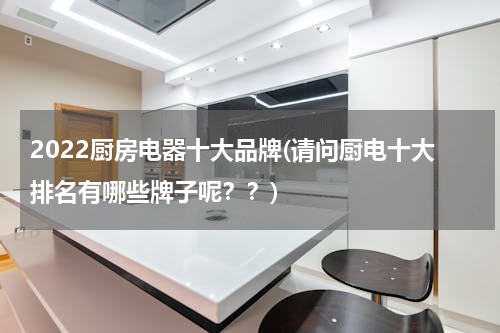 2022厨房电器十大品牌(请问厨电十大排名有哪些牌子呢？？)