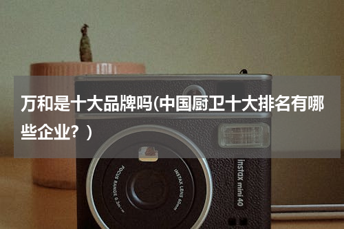 万和是十大品牌吗(中国厨卫十大排名有哪些企业？)
