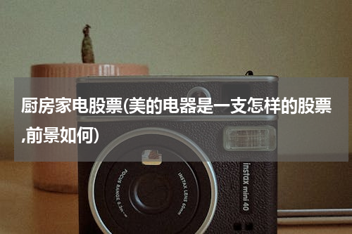 厨房家电股票(美的电器是一支怎样的股票,前景如何)