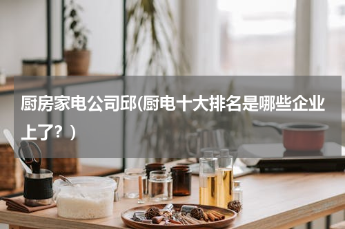 厨房家电公司邱(厨电十大排名是哪些企业上了？)