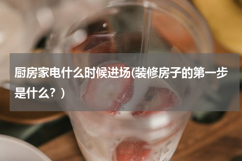 厨房家电什么时候进场(装修房子的第一步是什么？)