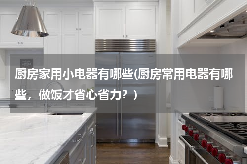 厨房家用小电器有哪些(厨房常用电器有哪些，做饭才省心省力？)