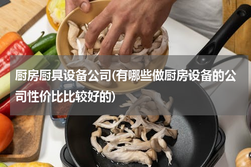 厨房厨具设备公司(有哪些做厨房设备的公司性价比比较好的)