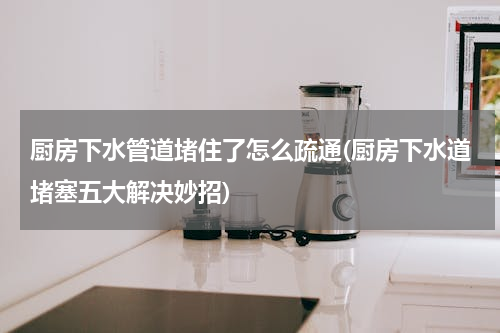厨房下水管道堵住了怎么疏通(厨房下水道堵塞五大解决妙招)