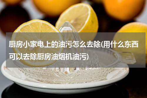 厨房小家电上的油污怎么去除(用什么东西可以去除厨房油烟机油污)