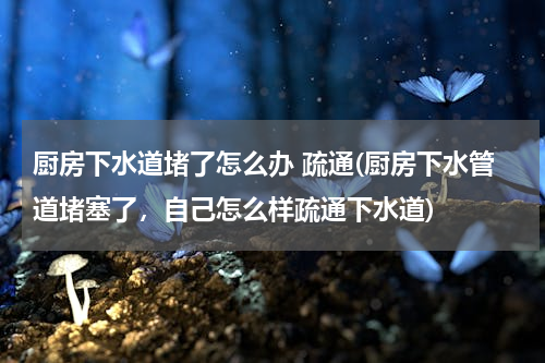 厨房下水道堵了怎么办 疏通(厨房下水管道堵塞了，自己怎么样疏通下水道)