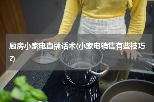 厨房小家电直播话术(小家电销售有些技巧?)