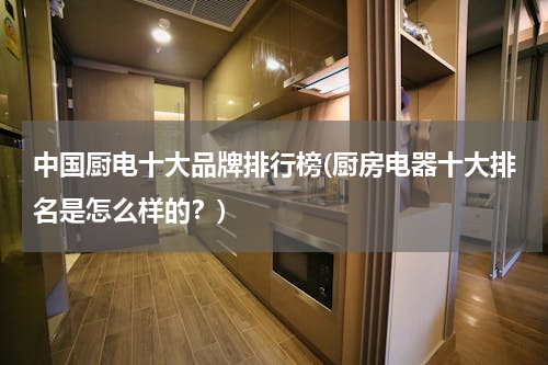 中国厨电十大品牌排行榜(厨房电器十大排名是怎么样的？)