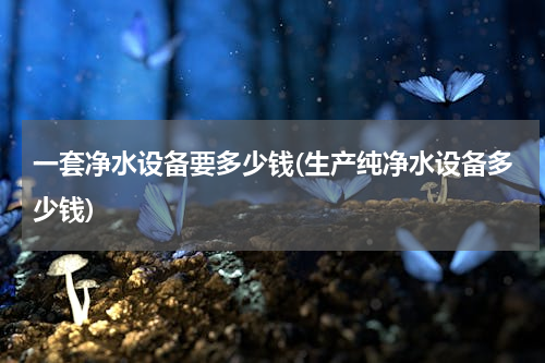 一套净水设备要多少钱(生产纯净水设备多少钱)