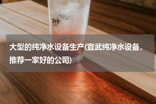 大型的纯净水设备生产(宣武纯净水设备，推荐一家好的公司)