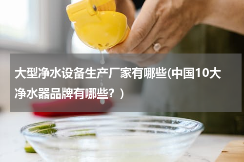 大型净水设备生产厂家有哪些(中国10大净水器品牌有哪些？)
