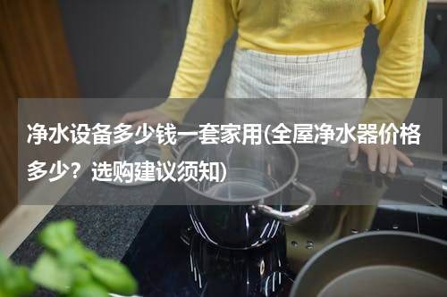净水设备多少钱一套家用(全屋净水器价格多少？选购建议须知)
