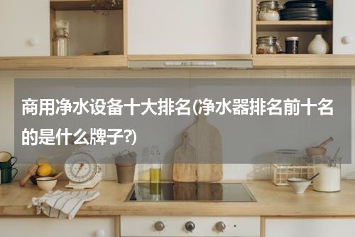商用净水设备十大排名(净水器排名前十名的是什么牌子?)