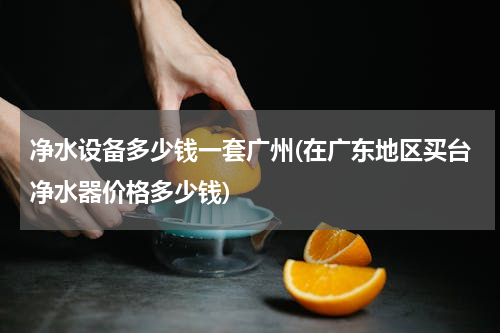 净水设备多少钱一套广州(在广东地区买台净水器价格多少钱)