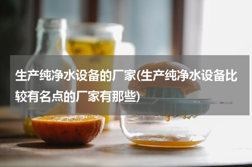 生产纯净水设备的厂家(生产纯净水设备比较有名点的厂家有那些)