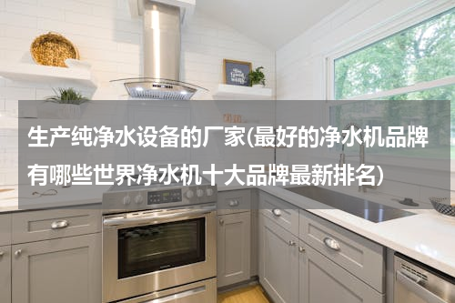 生产纯净水设备的厂家(最好的净水机品牌有哪些世界净水机十大品牌最新排名)