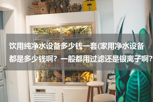 饮用纯净水设备多少钱一套(家用净水设备都是多少钱啊？一般都用过滤还是银离子啊？ 就是那种接到厨房水管上，能直接喝水的设备。)