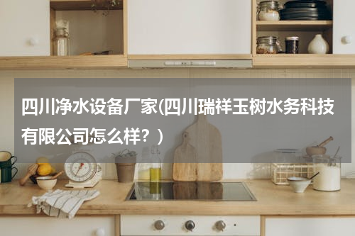 四川净水设备厂家(四川瑞祥玉树水务科技有限公司怎么样？)