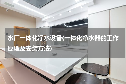 水厂一体化净水设备(一体化净水器的工作原理及安装方法)