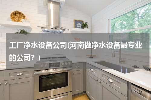 工厂净水设备公司(河南做净水设备最专业的公司？)