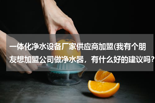 一体化净水设备厂家供应商加盟(我有个朋友想加盟公司做净水器，有什么好的建议吗？)