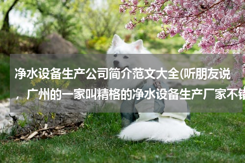 净水设备生产公司简介范文大全(听朋友说，广州的一家叫精格的净水设备生产厂家不错，有知道的人能介绍下吗？)