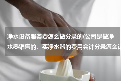 净水设备服务费怎么做分录的(公司是做净水器销售的，买净水器的费用会计分录怎么记)