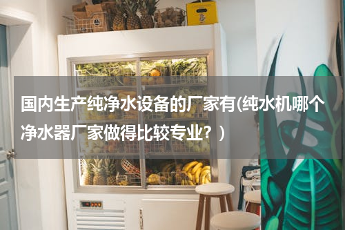 国内生产纯净水设备的厂家有(纯水机哪个净水器厂家做得比较专业？)