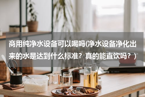 商用纯净水设备可以喝吗(净水设备净化出来的水是达到什么标准？真的能直饮吗？)