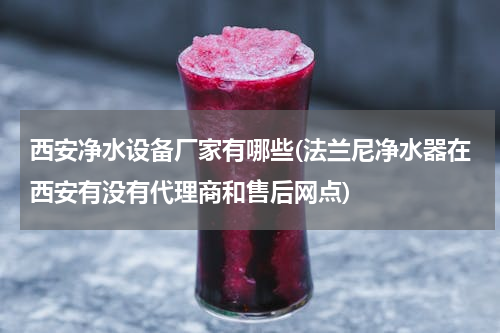 西安净水设备厂家有哪些(法兰尼净水器在西安有没有代理商和售后网点)
