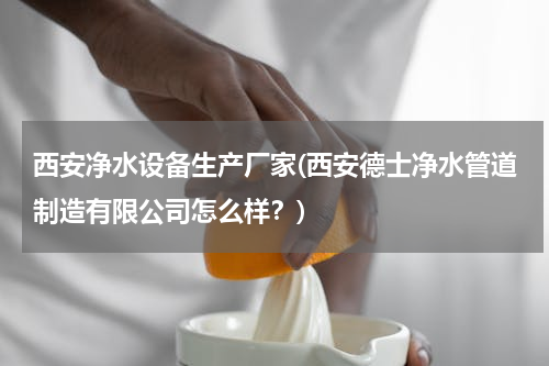 西安净水设备生产厂家(西安德士净水管道制造有限公司怎么样？)