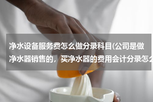 净水设备服务费怎么做分录科目(公司是做净水器销售的，买净水器的费用会计分录怎么记)