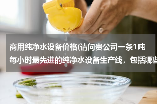 商用纯净水设备价格(请问贵公司一条1吨每小时最先进的纯净水设备生产线，包括哪些设备多少钱。谢谢)