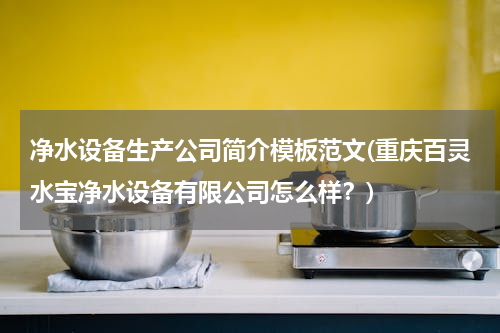 净水设备生产公司简介模板范文(重庆百灵水宝净水设备有限公司怎么样？)
