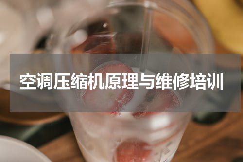 空调压缩机原理与维修培训