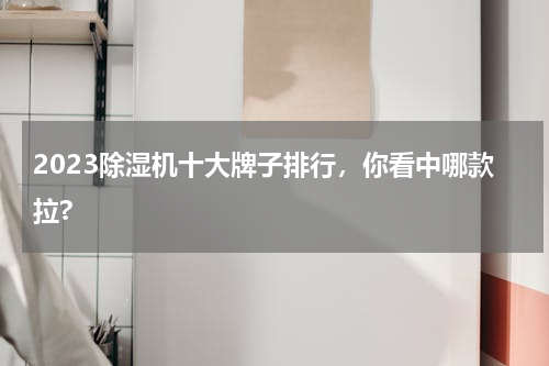 2023除湿机十大牌子排行，你看中哪款拉?