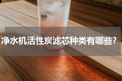 净水机活性炭滤芯种类有哪些？