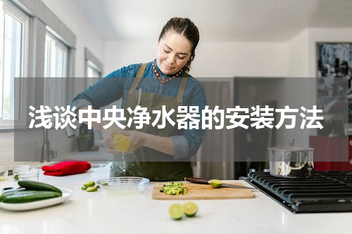 浅谈中央净水器的安装方法