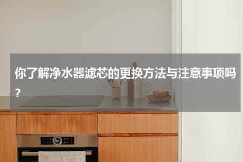 你了解净水器滤芯的更换方法与注意事项吗？